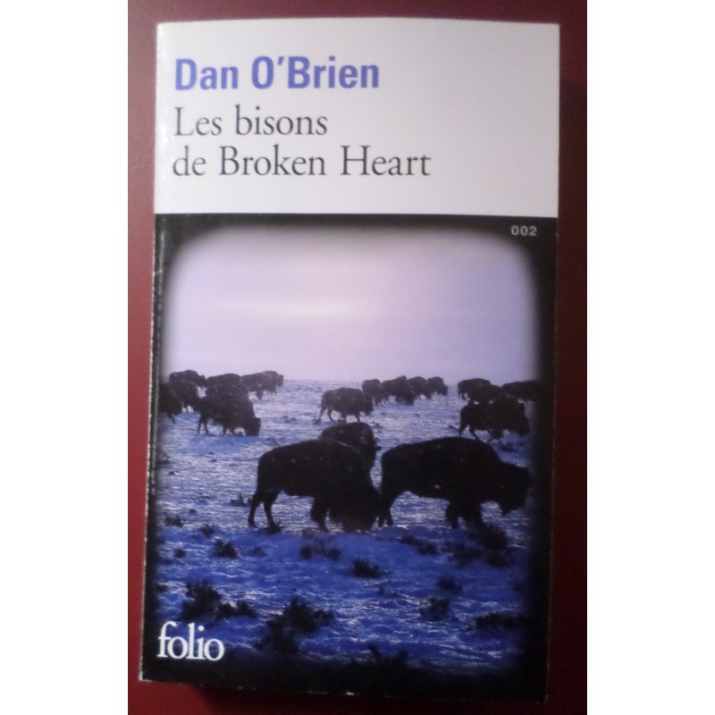 LIVRE DE POCHE DAN O'BRIEN LES BISONS DE BROKEN HEART D'OCCASION