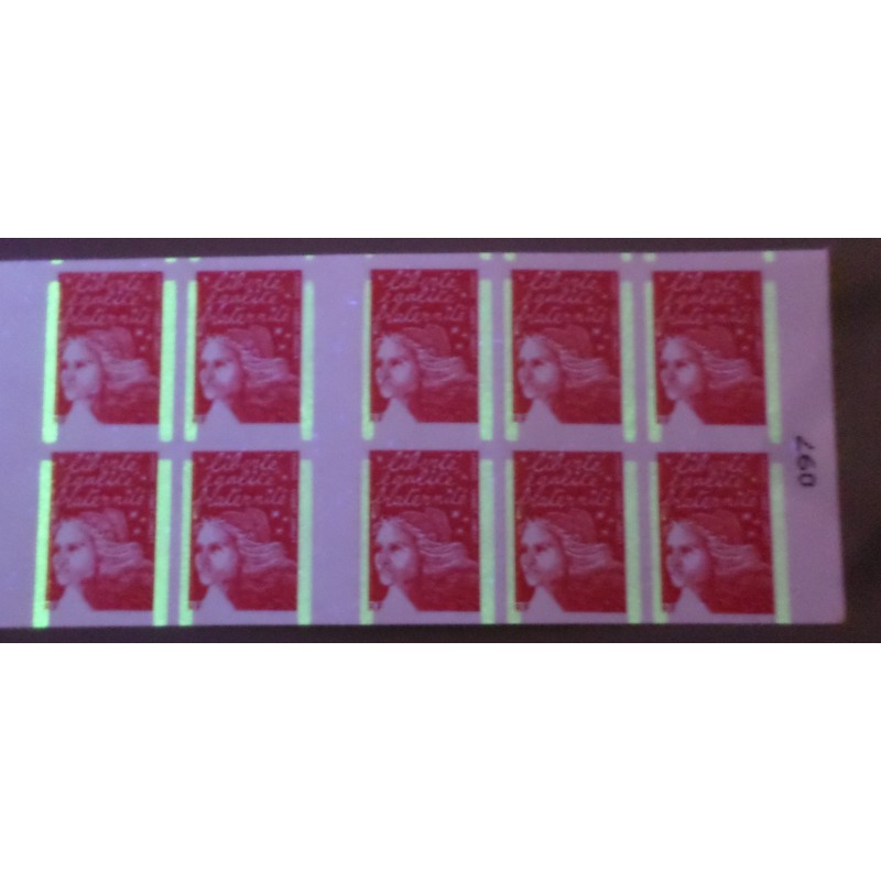 FRANCE VARIETE' PHOSPHORE A CHEVAL CARNET timbres 3419-C1 MARIANNE LUQUET neuf**