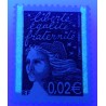 FRANCE 2002 TIMBRE 3444D VARIETE' 2 BANDES PHOSPHORE MARIANNE LUQUET neuf** MNH