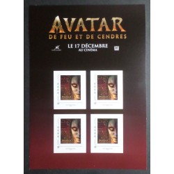 AVATAR COLLECTOR TIMBRES AUTOADHESIFS FRANCE 2025 FILM CINEMA neuf** MNH