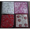 FRANCE LOT 4 BLOC timbres COEUR HEART ST VALENTIN SCHERRER SORBIN UNGARO GIVENCHY neufs**