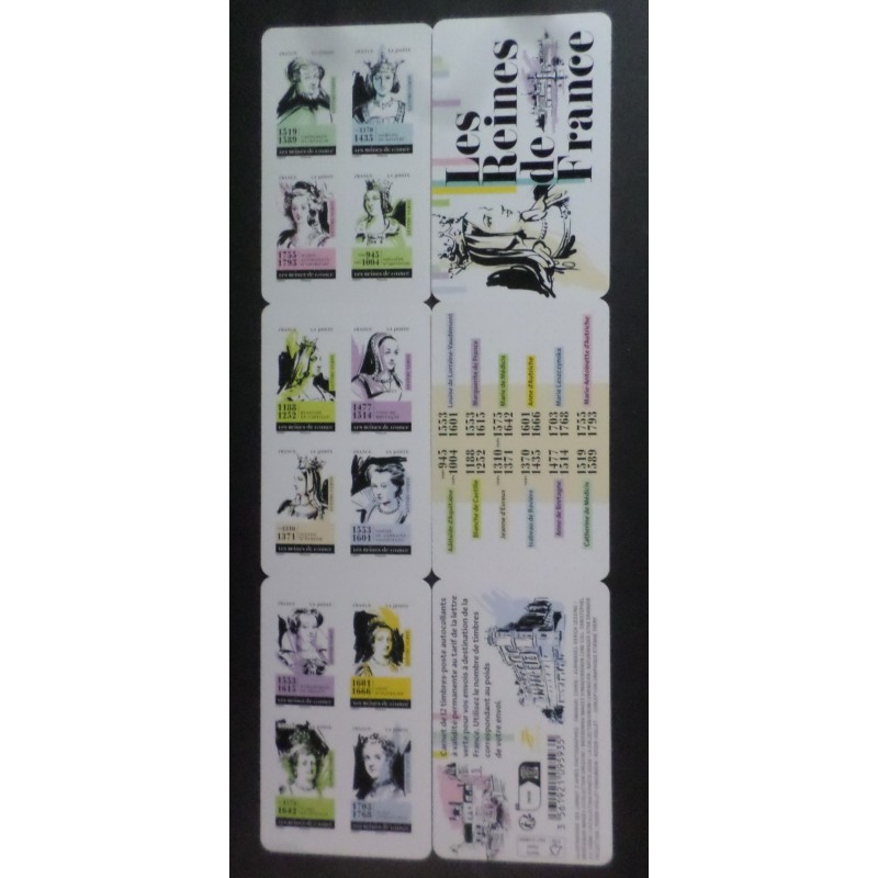 CARNETS TIMBRES LES REINES FRANCE 2026 CELEBRITES' ART AUTOADHESIF neuf** MNH