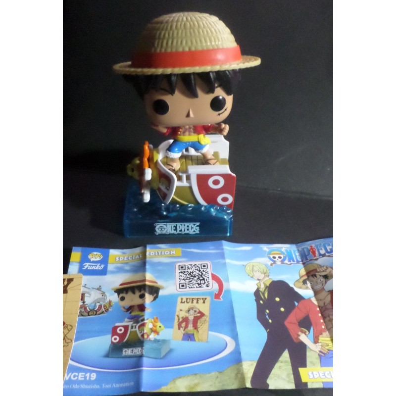 ONE PIECE KINDER PERSONNAGE FIGURINE LUFFY BPZ COMPLETE