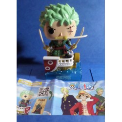 ONE PIECE KINDER PERSONNAGE FIGURINE ZORO BPZ COMPLETE MAXI