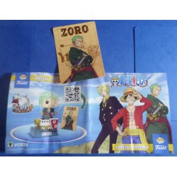 ONE PIECE KINDER PERSONNAGE FIGURINE ZORO BPZ COMPLETE MAXI