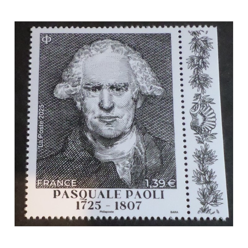 FRANCE 2025 TIMBRE 5869 PASQUALE PAOLI CELEBRIYE' PHILOSOPHE CORSE neuf** MNH
