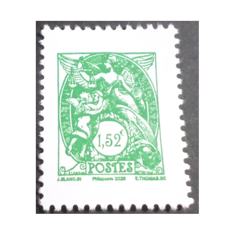 copy of FRANCE SALON 2026 BLOC 4 timbres TYPE BLANC 1900 de CARNET neuf** MNH