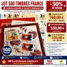 Lot 500 Timbres France Gommés à Validité Permanente – Valeur 760 €