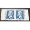 copy of FRANCE 2024 PAIRE VERTICALE les 2 timbres PASTEUR du CARNET 1924 neuf** MNH