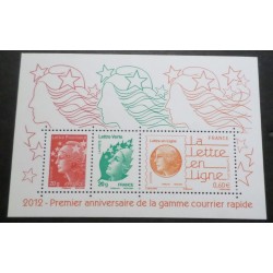 FRANCE 2012 BLOC FEUILLET...