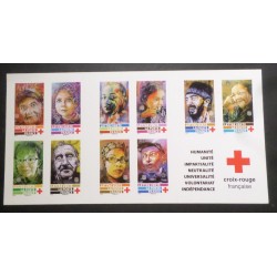 copy of FRANCE 2017 CARNET TIMBRES AUTOADHESIF BC1422 CROIX-ROUGE NOEL neuf** MNH