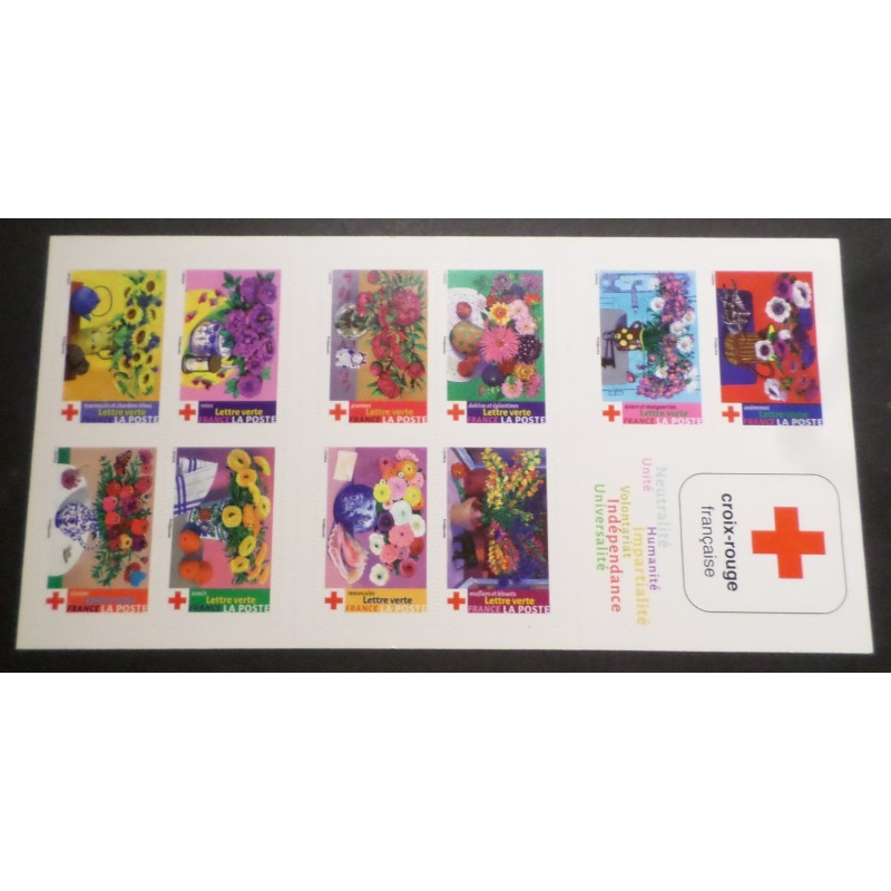 copy of FRANCE 2017 CARNET TIMBRES AUTOADHESIF BC1422 CROIX-ROUGE NOEL neuf** MNH
