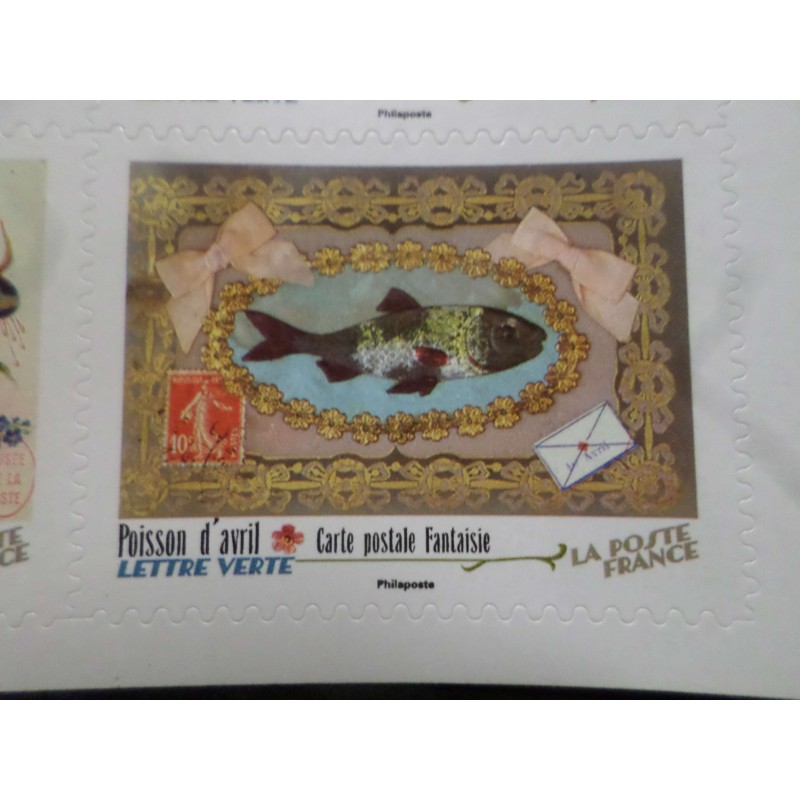 copy of FRANCE 2023, timbre AUTOADHESIF CARTE POSTALE MESSAGE AFFECTION neuf**, MNH