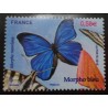 FRANCE 2010 timbre 4497 INSECTES PAPILLON MORPHO BLEU neuf** MNH STAMP