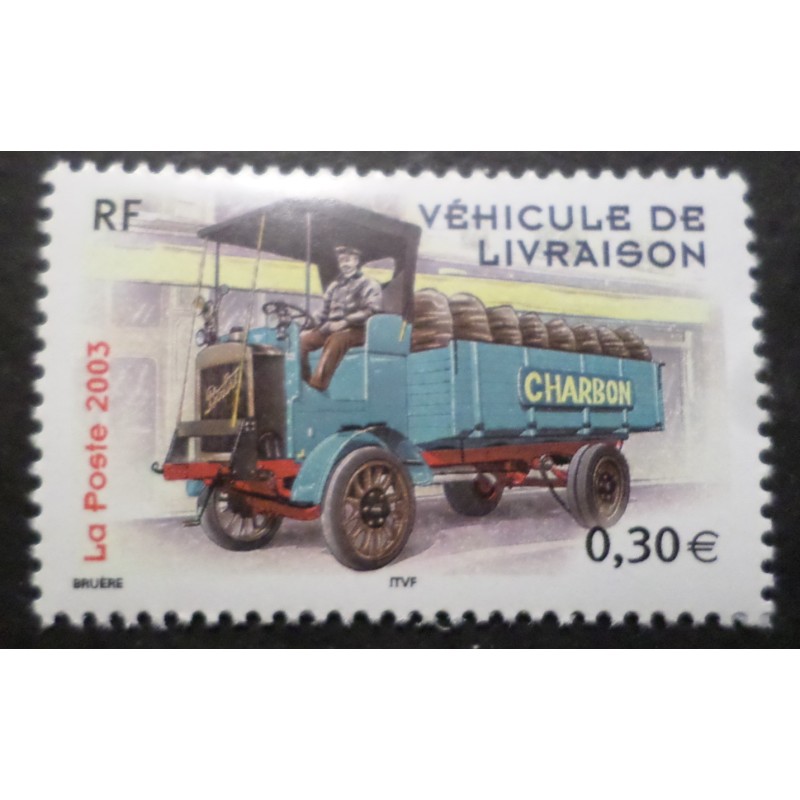 copy of FRANCE 2003 timbre 3609 VOITURES VEHICULE AUTOCAR neuf** CARS VF MNH STAMP