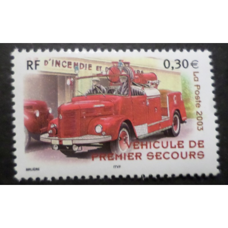 FRANCE 2003 timbre 3618 VOITURE VEHICULE DE SECOURS neuf** CAR VF MNH STAMP