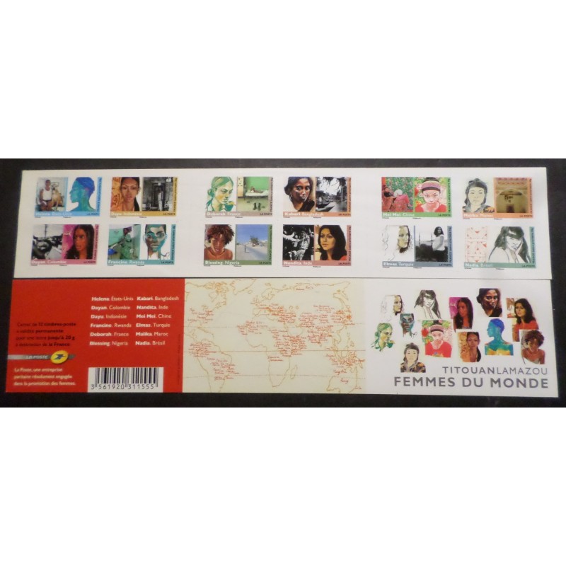 copy of FRANCE 2017 CARNET TIMBRES AUTOADHESIF BC1422 CROIX-ROUGE NOEL neuf** MNH