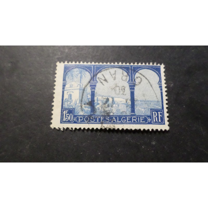 copy of ALGERIE 1927-30 timbre 83 VUES d' ALGER oblitéré CACHET ROND EXEMPLAIRE A