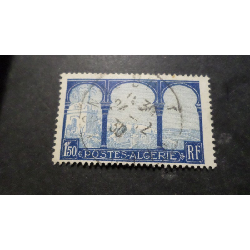 copy of ALGERIE 1927-30 timbre 83 VUES d' ALGER oblitéré CACHET ROND EXEMPLAIRE A