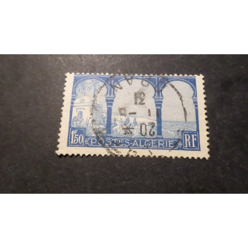 copy of ALGERIE 1927-30 timbre 83 VUES d' ALGER oblitéré CACHET ROND EXEMPLAIRE A