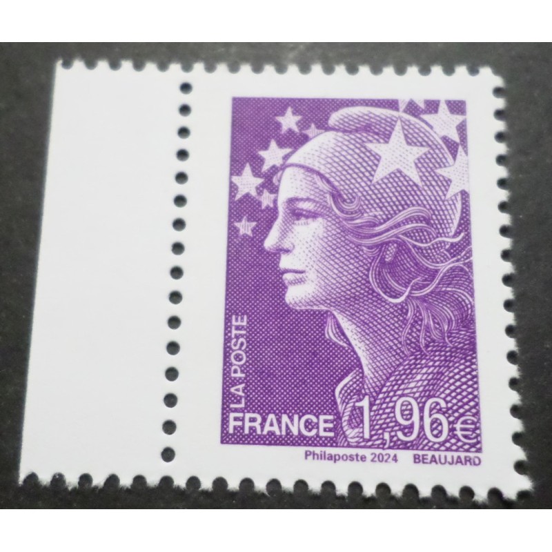 FRANCE 2024 le timbre MARIANNE BEAUJARD VIOLET MONDE de CARNET neuf** MNH