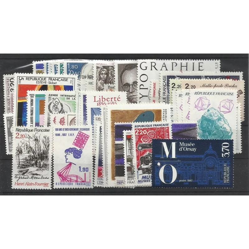FRANCE ANNEE COMPLTE 1986 timbres neufs**