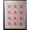 BLOC HERME' FRANCE 2025 FEUILLET TIMBRES COEUR PARFUMES' SAINT VALENTIN neuf** LV GATEAU