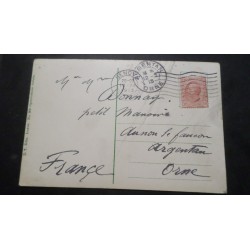 CARTE POSTALE ANCIENNE CPA, 1913 GENOVA PANORAMA pour Argentan