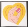 FRANCE 2025 timbre COEUR HERME' AUTOADHESIFS ST VALENTIN neuf** 100g PARFUME'