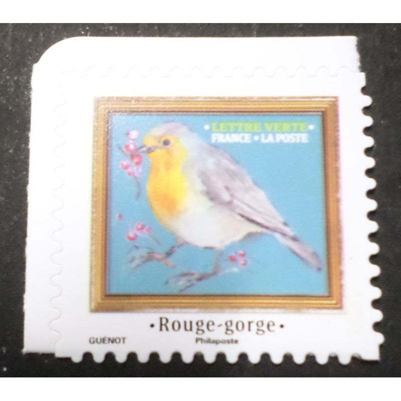 FRANCE 2025 TIMBRE AUTOADHESIF OISEAU ROUGE GORGE MELODIE neuf** MNH BIRD